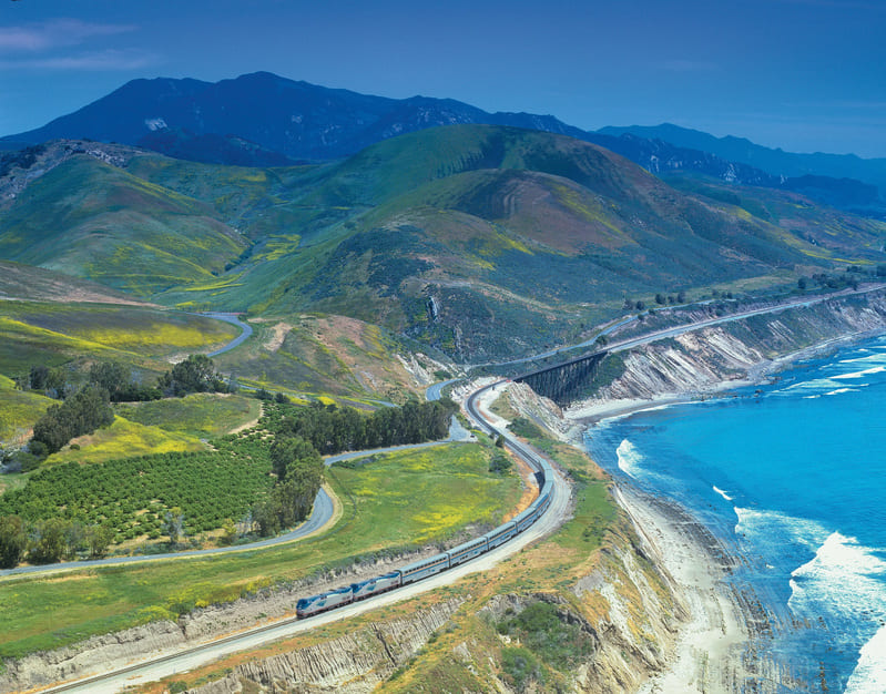 Mit dem Coast Starlight entlang der Pazifik-Küste